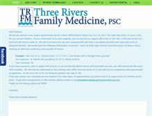 Tablet Screenshot of 3riversmedicine.com